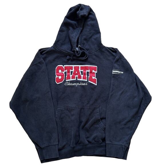 Vintage Embroidered University Hoodie State Championship Men XL - Picture 7 of 7